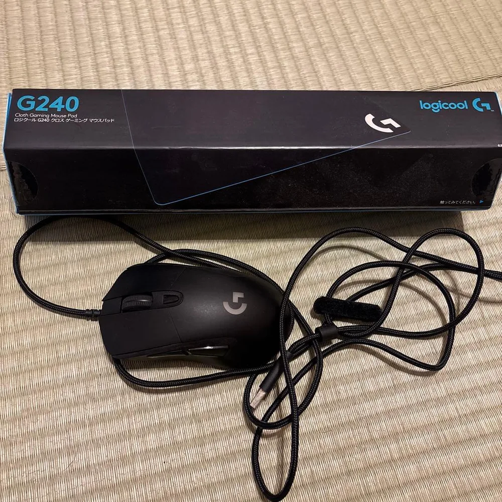 Logicool ゲーミングマウスG403本体とパッド訳あり