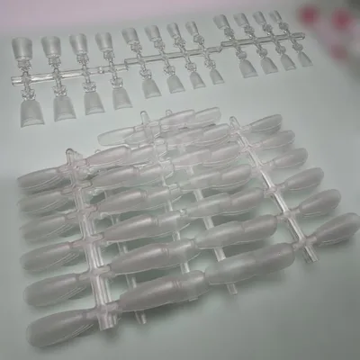 ネイルチップ (小)長さ出し用 クリアチップ