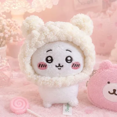 ちいかわ おすわりぬいぐるみ用 着ぐるみ ホワイト くま
