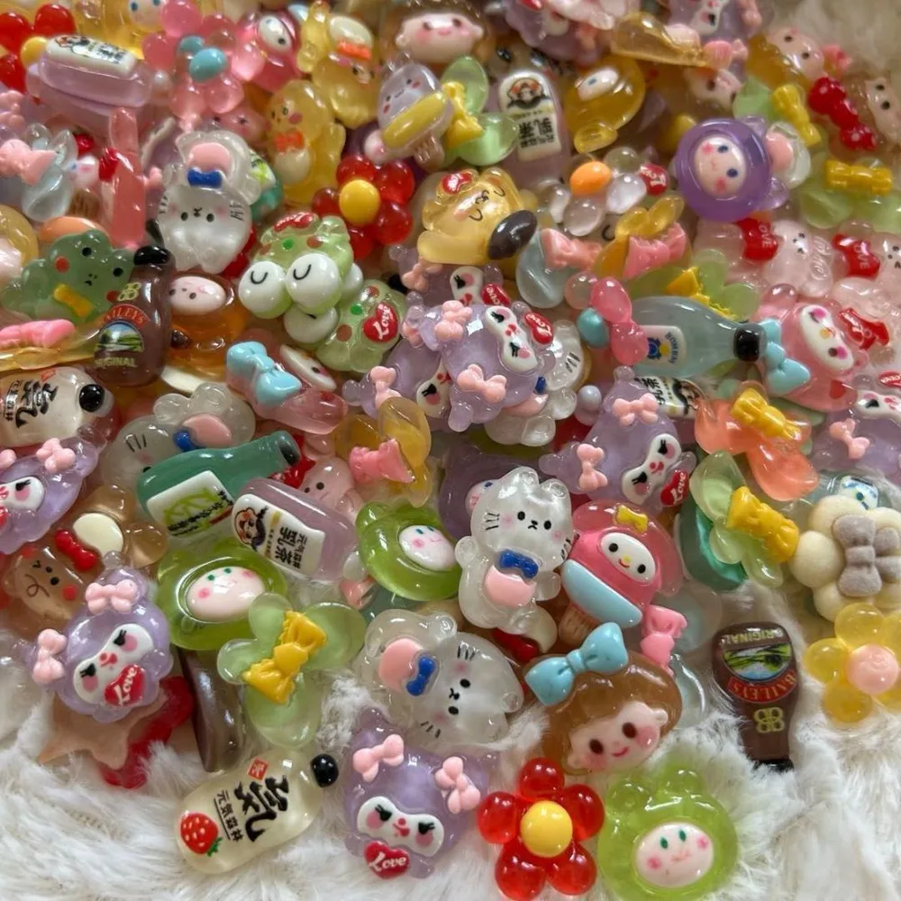 キャラクター デコパーツ プラパーツ ヘアピン デコレーションパーツ