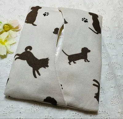ハンドメイド ポケットティッシュケース 犬シリーズ