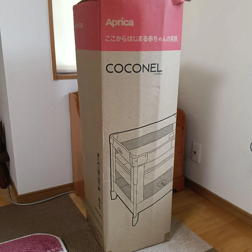 Aprica ココネルエアープラス チョコレートBR ベビーベッド