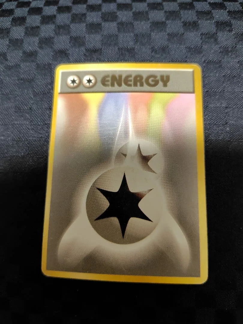 ポケモンカード 無色ダブルエネルギーカード 初期 旧裏 マーク無し 初版