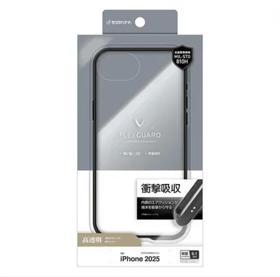 ラスタバナナ iPhone16e/17e用 ケース ブラック
