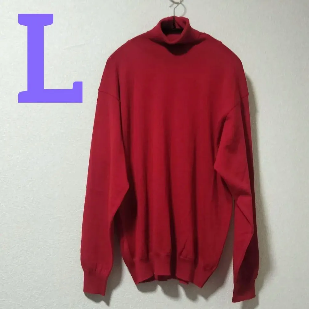 i MASCHI(イ・マスキ)タートルネックニット赤L