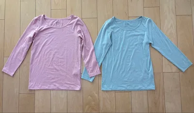 UNIQLO HEATTECH 長袖シャツ 2枚セット 130cm