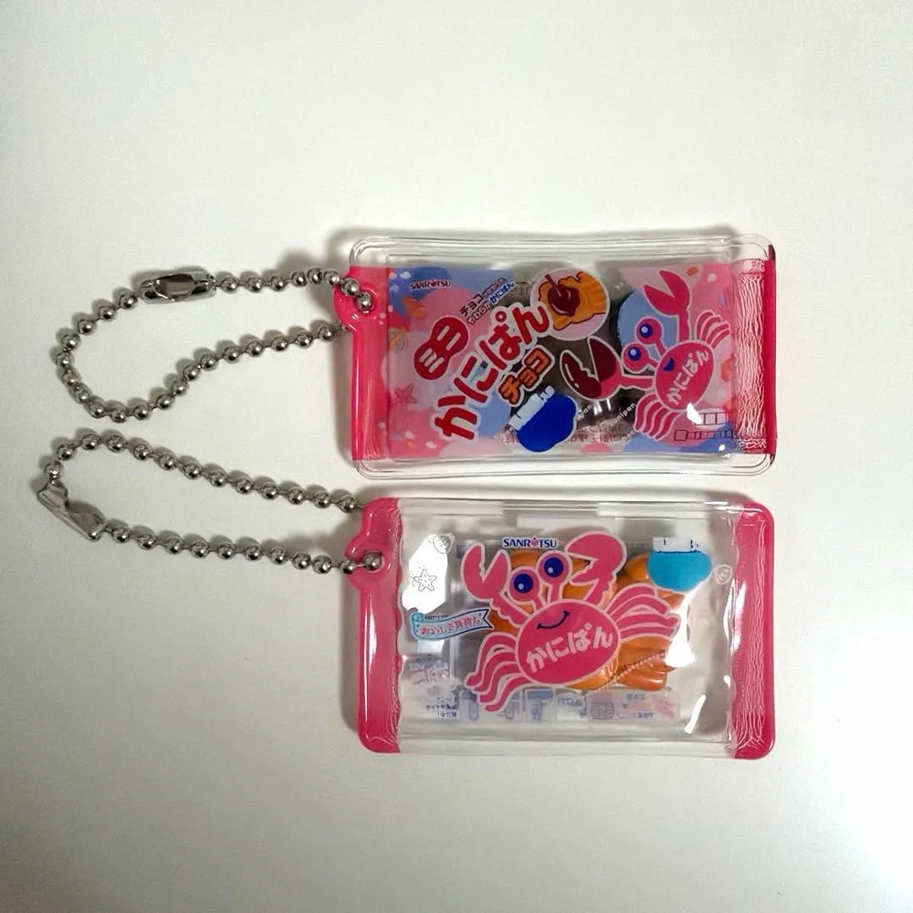 かにぱん ミニチュアチャーム ガチャ 二点セット