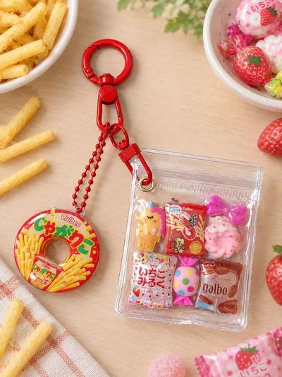 お菓子 ミニチュア チャーム ストラップ