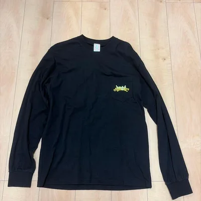have a good time ポケット長袖Tシャツ ブラック M