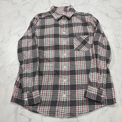 UNIQLO チェックシャツ XL 長袖 ネルシャツ 赤 緑 黒