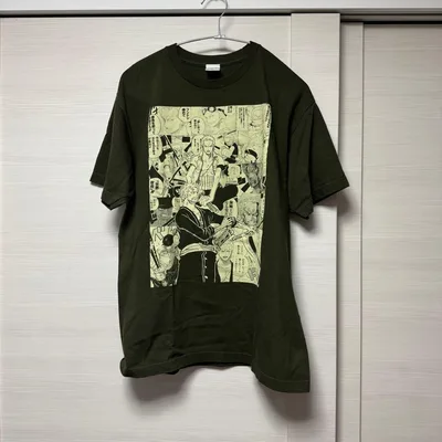 ONE PIECE 原作25周年記念 ロロノア・ゾロ Tシャツ L グリーン
