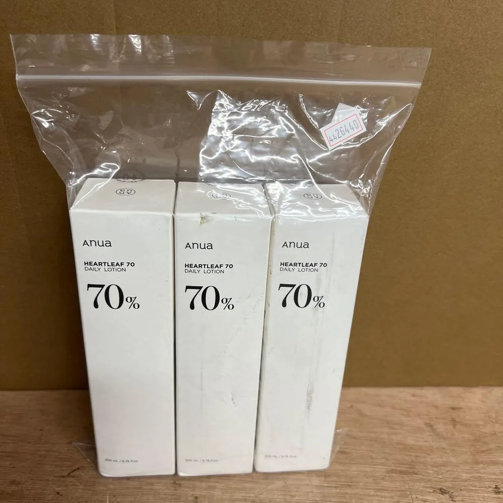 ANUA ドクダミ77 ヒアルロンスージングローション 200ml 乳液 x 3