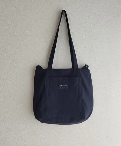 ❖ Handmade ❖ ファスナー ショルダーバッグ 黒 black シンプル