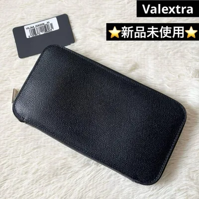 新品未使用✨ Valextra ロングウォレット ラウンドジップ