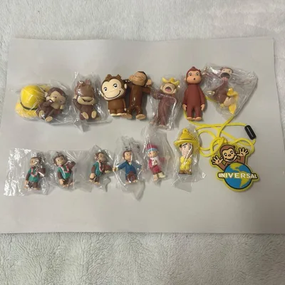おさるのジョージ フィギュア キーホルダー ガチャ おまとめ
