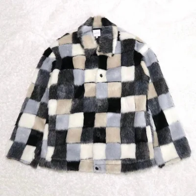 Sasquatchfabrix. フェイクファージャケット マルチカラー M