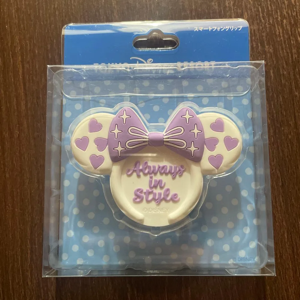 ディズニーリゾート ミニー カチューシャ スマートフォングリップ