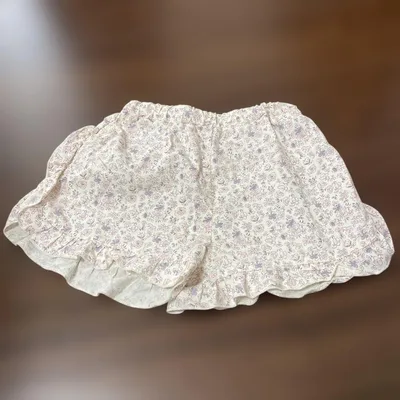 花柄 フリル ショートパンツ 100cm
