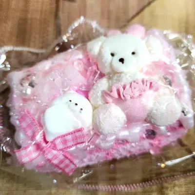 スクイーズ ピンク ケーキ アニマル くま