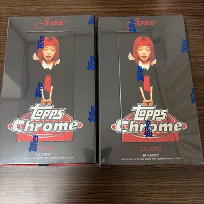 2026 Topps Chrome Jennie 2box 未開封