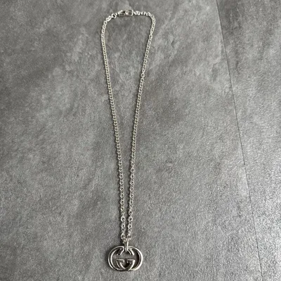 GUCCI ダブルG ネックレス シルバー Ag925