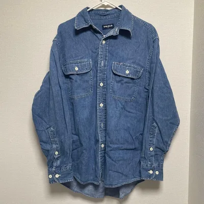 OLD UNIQLO デニムワークシャツ S
