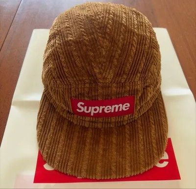 【人気・USA製】Supreme Rope Corduroy Camp Cap