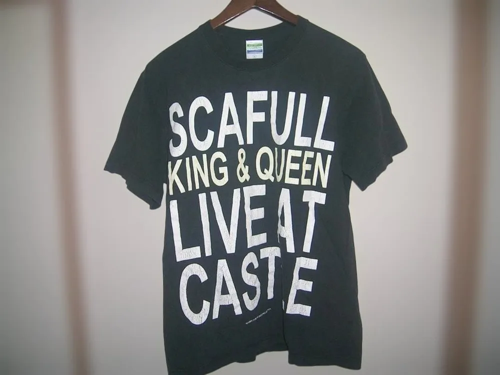 SCAFULL KING 2011年ライブ Tシャツ Lサイズ 小穴有 ジャンク