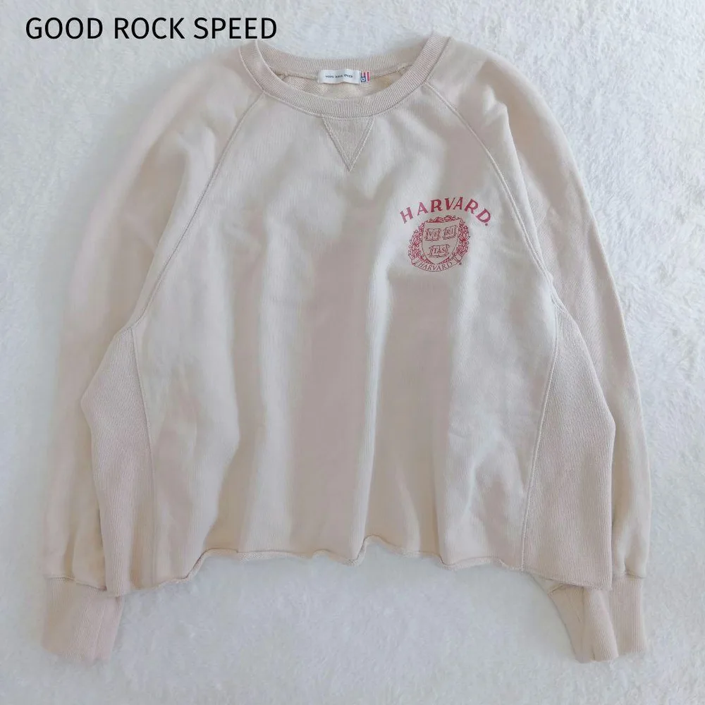 グッドロックスピード トレーナー スウェット ベージュ ハーバード ガゼット