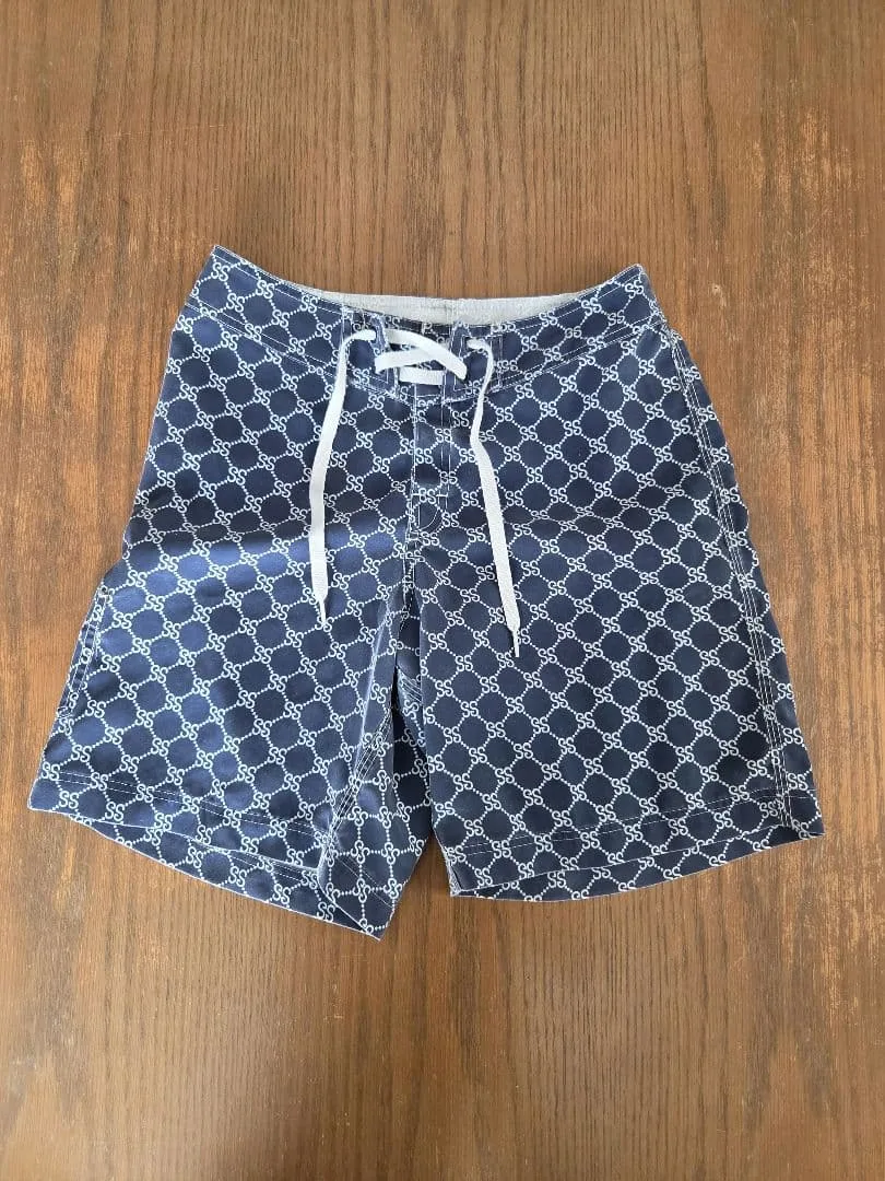 Stussy ネイビー パターン水着