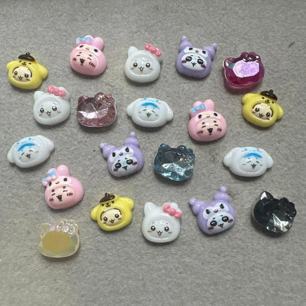 ちいかわ サンリオ 顔 ネイルパーツ