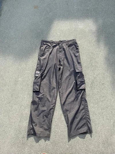 KIKWEAR ナイロンカーゴパンツ W34 Y2K レイヴ 90s 00s