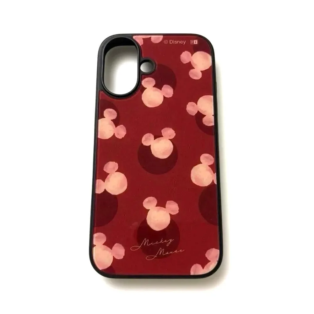 Disney ミッキーマウス iPhone16用ケースカバー