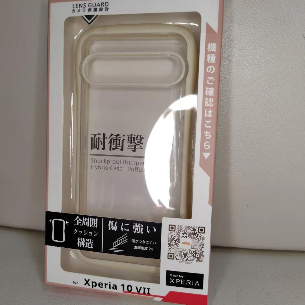 Xperia 10 VII ケース クリア 耐衝撃 レイアウト Puffull