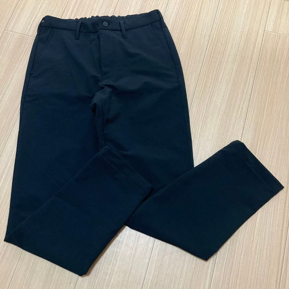無印良品 スラックス ブラック S メンズ 暖パン