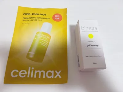 bimora ビモラコスメVC 美容液 30ml & celimax パック