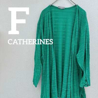 ⭐️CATHERINES 【F】 薄手 カーディガン 長袖 袖 透け感
