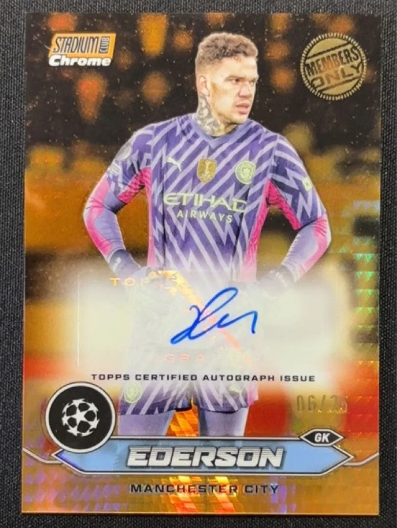 topps スタクラ エデルソン 直筆サイン 06/25