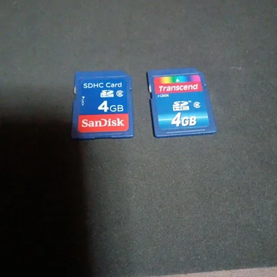SanDisk Transcend SDHCカード 4GB 2枚セット