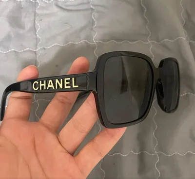 【超美品】シャネル CHANEL サングラス ブラック ゴールドロゴ