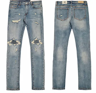 mnml スキニーデニム ダメージ加工 30インチ