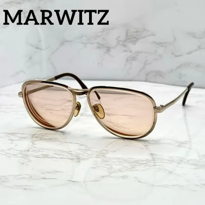 MARWITZ サングラス ツーブリッジ メタル ゴールド y2k 希少