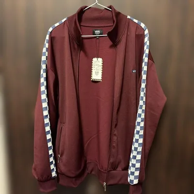 VANS M Deepdale Track TOバーガンディ L定価12000円