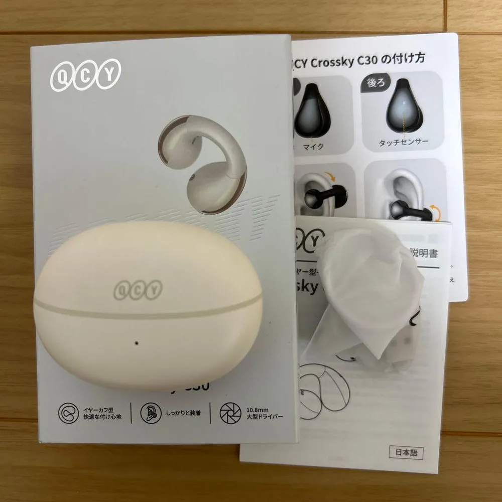 QCY Crossky C30 ワイヤレスイヤホン 本体