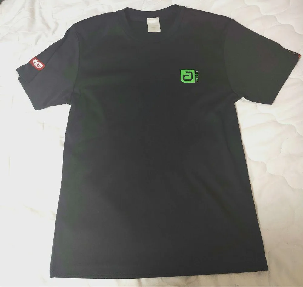 andro 卓球 ユニフォーム Tシャツ JTTA ブラック