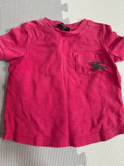 BURBERRY Tシャツ ピンク 100A