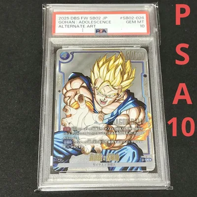 【最安値】ドラゴンボール 孫悟飯:青年期 孫悟空 SB02-026 PSA10