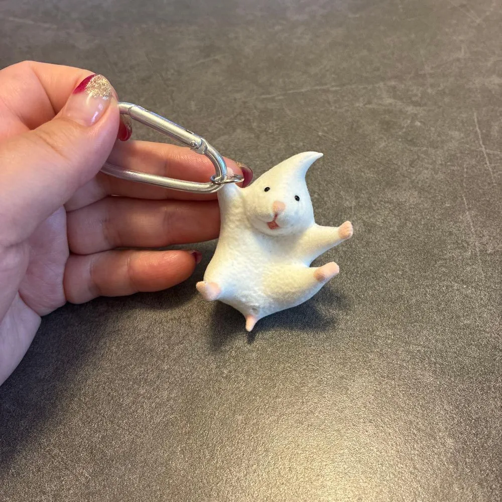 ぶら下がりハムスター☆マスコット キーチェーン