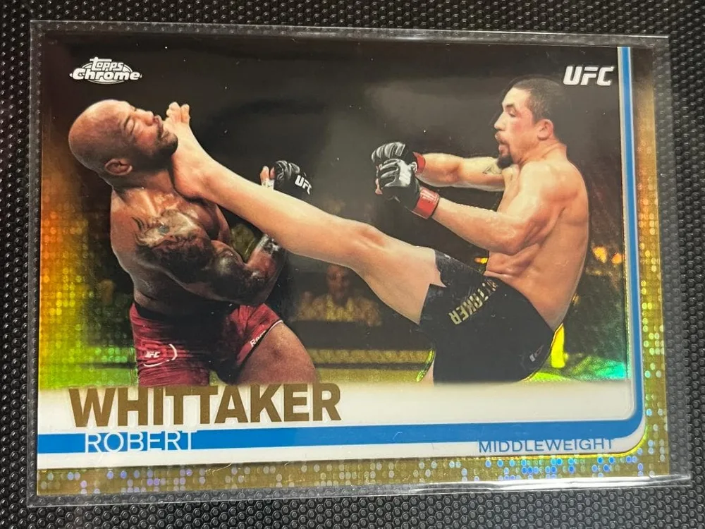 Robert Whittaker 2019 Chrome Gold Ref/50