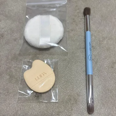 LUNA フィンガーパフ & メイクブラシ セット